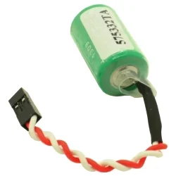 Ersatzbatterie Siemens 575332TA LiMnO2 Zelle + Anschluss für Speicherprogrammierbare Steuerung (SPS) 3 V – 950 mAh
