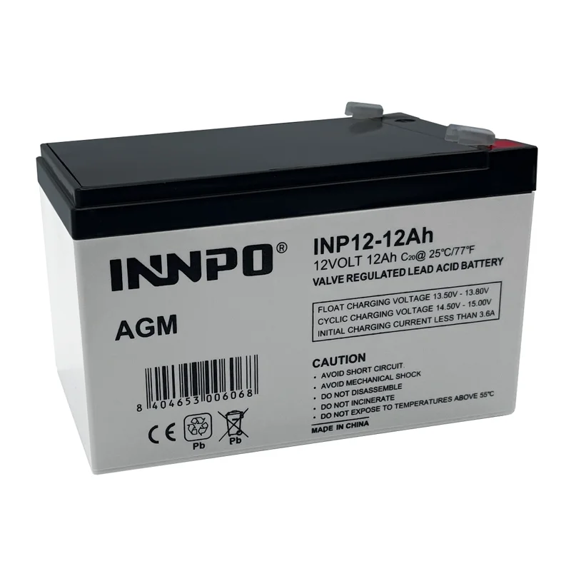 Blei-Säure AGM Batterie 12V 12Ah