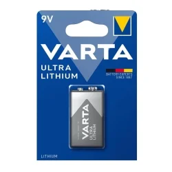 Lithium Batterien Varta 9V Ultra Lithium (1 Stück)