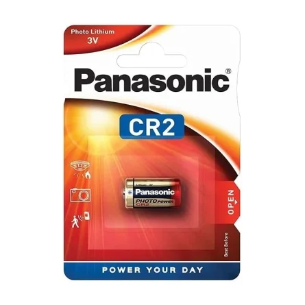 Batterie al Litio Panasonic CR2 Lithium Photo Power (1 Unità) Batterie al Litio Panasonic CR2 Lithium Photo Power (1 Unità)