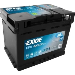 Batteria Exide Start Stop EFB EL600 60Ah