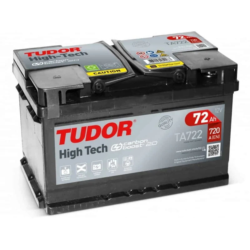 Batterie Tudor High-Tech TA722 72Ah