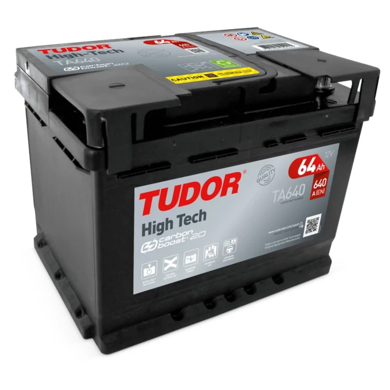 Batteria Tudor High-Tech TA640 64Ah
