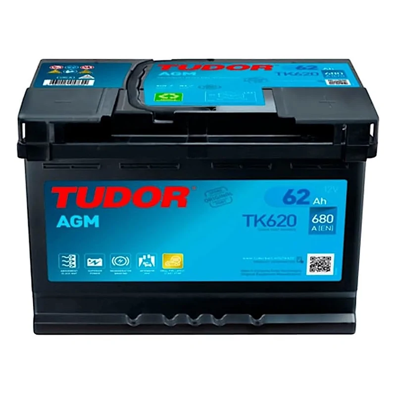 Batteria Tudor Start Stop AGM TK620 62Ah