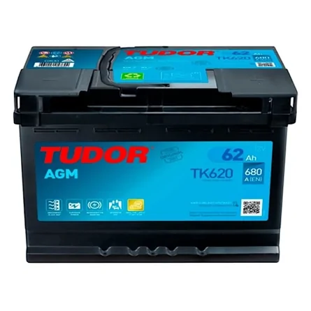 Batería Tudor Start Stop AGM TK620 62Ah