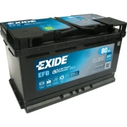 Batterie Exide Start Stop EFB EL800 80Ah