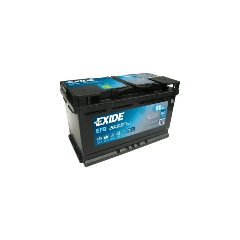 Batterie Exide Start Stop EFB EL800 80Ah
