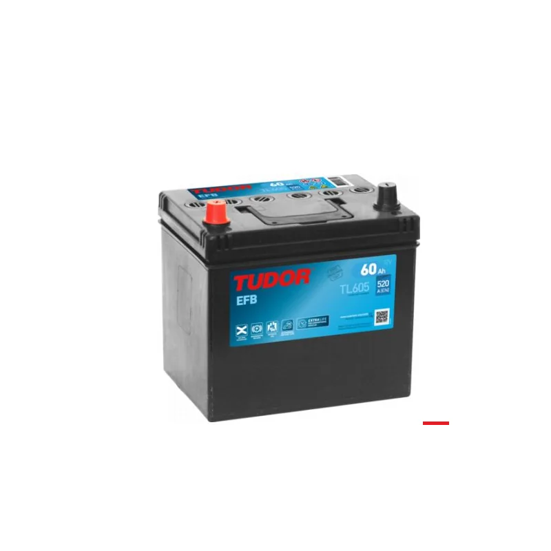 Batteria Tudor Start Stop EFB TL605 60Ah