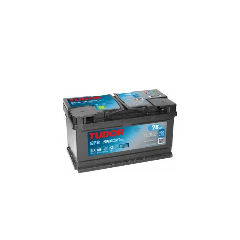 Batteria Tudor Start Stop EFB TL752 75Ah