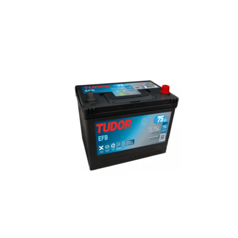 Batteria Tudor Start Stop EFB TL754 75Ah