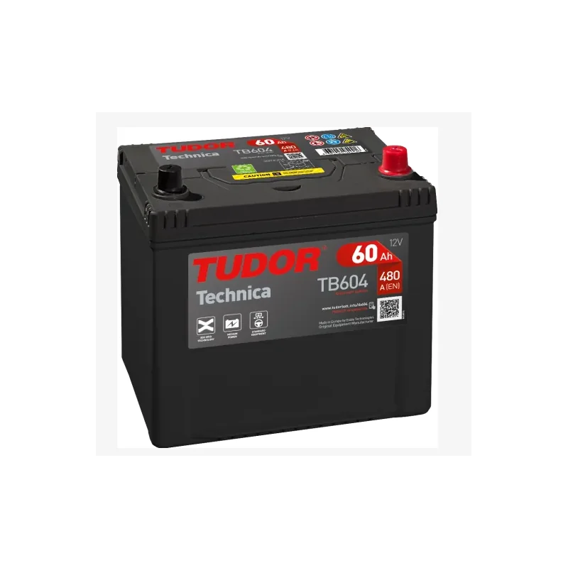 Batterie Tudor Technica TB604 60Ah
