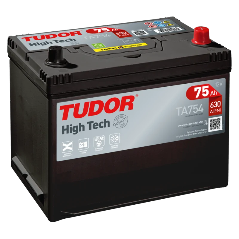 Batterie Tudor High-Tech TA754 75Ah