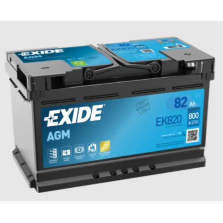 Exide Start Stop AGM EK820 Exide Start Stop AGM EK820