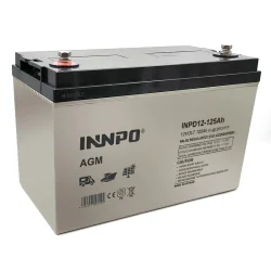 Blei-Säure AGM Batterie 12V 125Ah INNPO Deep Cycle