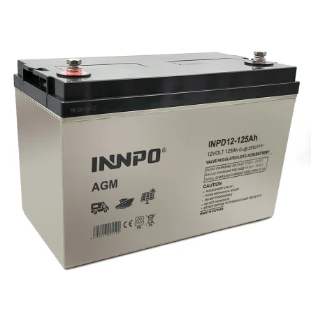 Batteria al Piombo AGM 12V 125Ah INNPO Deep Cycle