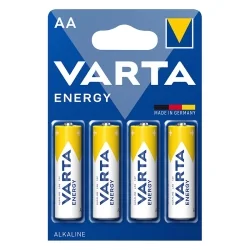 Pilas Alcalinas Varta AA Energy (4 Unidades)
