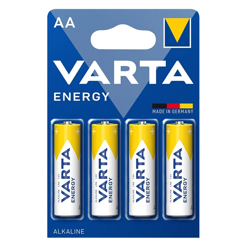Pilas Alcalinas Varta AA Energy (4 Unidades)