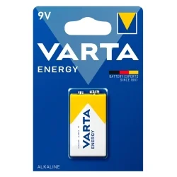 Varta 9V Alkaline Batterien Energy (1 Stück)