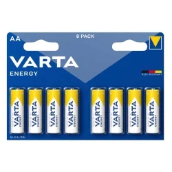 Pilas Alcalinas Varta AA Energy (8 Unidades)