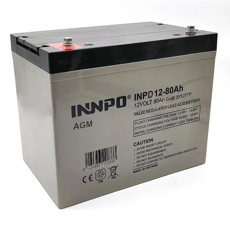 Batería Plomo AGM 12V 80Ah
