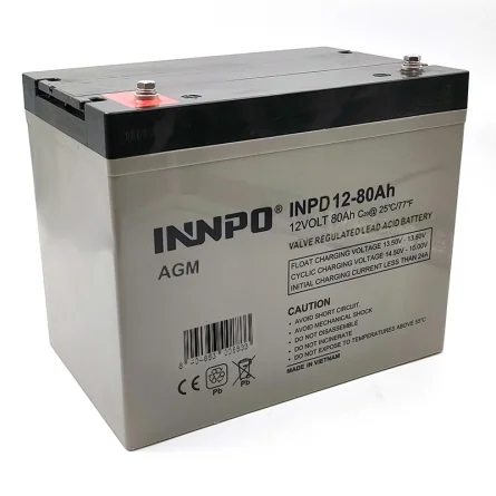 Batería Plomo AGM 12V 80Ah