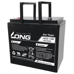 Batteria al Piombo GEL 12V 55Ah LONG LG55-12N