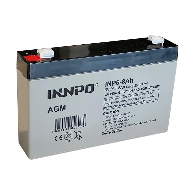 Batería Plomo AGM 6V 8Ah
