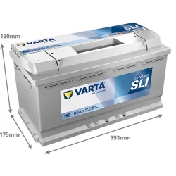 Batteria Varta H3 SLI 100Ah