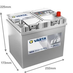 Batteria Varta N65 Start Stop EFB 65Ah
