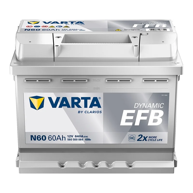 Batería Varta N60 Start Stop EFB 60Ah