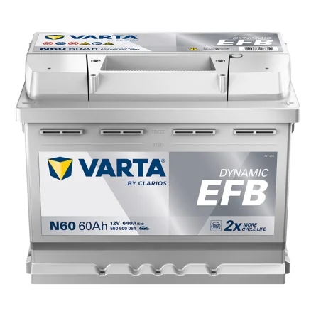 Batería Varta N60 Start Stop EFB 60Ah
