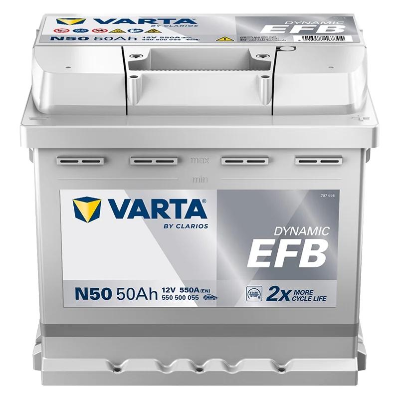 Batteria Varta N50 Start Stop EFB 50Ah