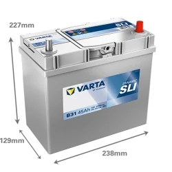 Batteria Varta B31 SLI 45Ah