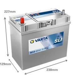 Batterie Varta B33 SLI 45Ah