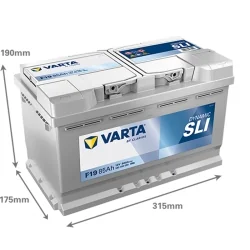 Batteria Varta F19 SLI 85Ah