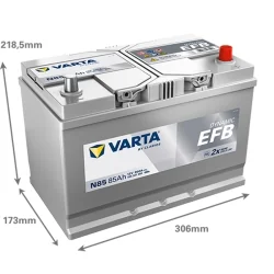 Batería Varta N85 Start Stop EFB 85Ah