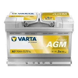 Batteria Varta A7 Start Stop AGM 70Ah