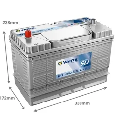 Batteria Varta H17 SLI 105Ah
