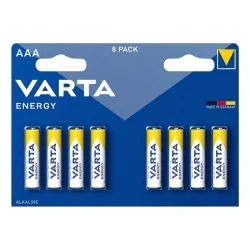 Pilas Alcalinas Varta Energy AAA (8 Unidades)