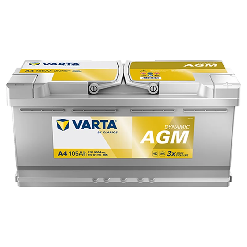 Batería Varta A4 Start Stop AGM 105Ah