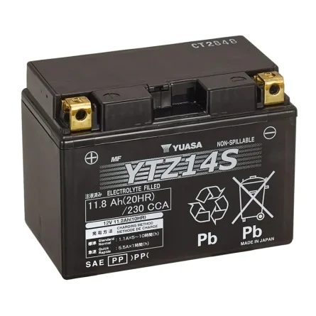 Batteria Yuasa YTZ14S AGM 11.8Ah