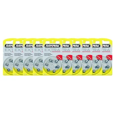 Pack 60 Pilas audifono Rayovac 10 Pack 60 Pilas audifono Rayovac 10