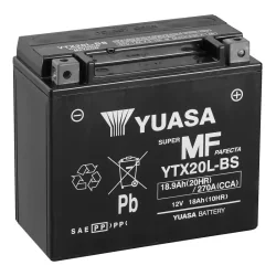 Batteria Yuasa YTX20L-BS AGM 18.9Ah