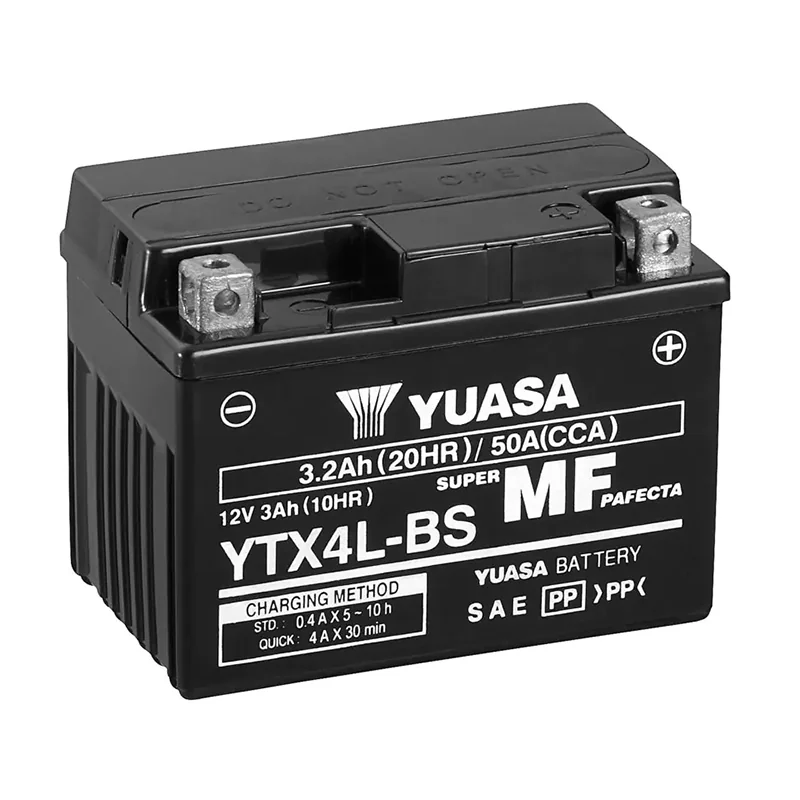 Batería Yuasa YTX4L-BS AGM 3.2Ah