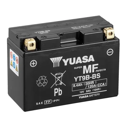 Batería Yuasa YT9B-BS AGM 8.4Ah