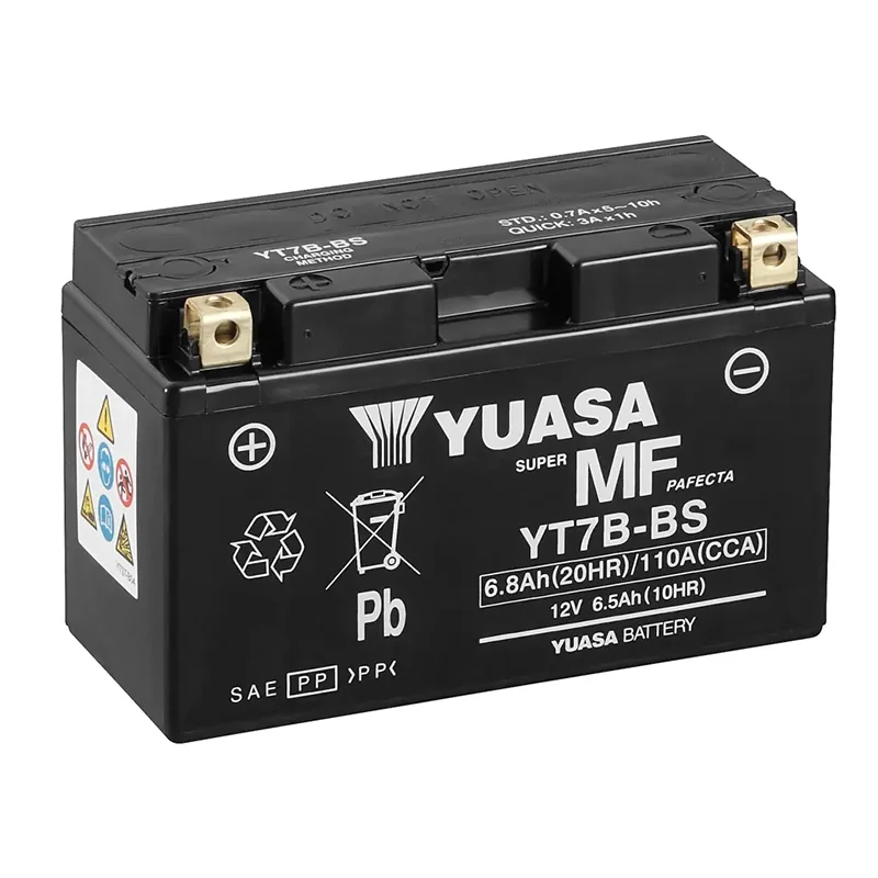 Batterie Yuasa YT7B-BS AGM 6.8Ah