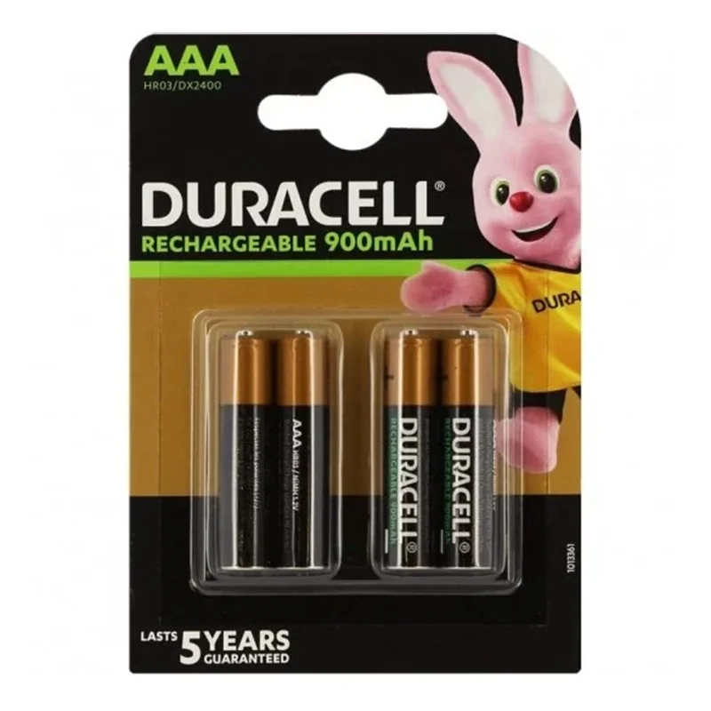 Le batterie ricaricabili Duracell AAA 900mah