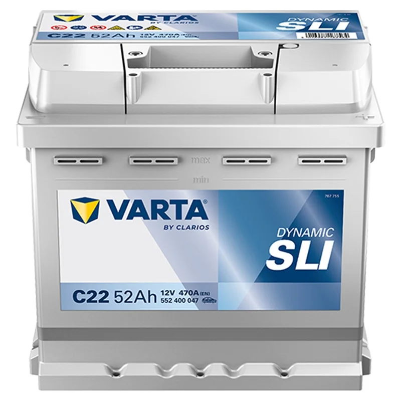 Batteria Varta C22 SLI 52Ah