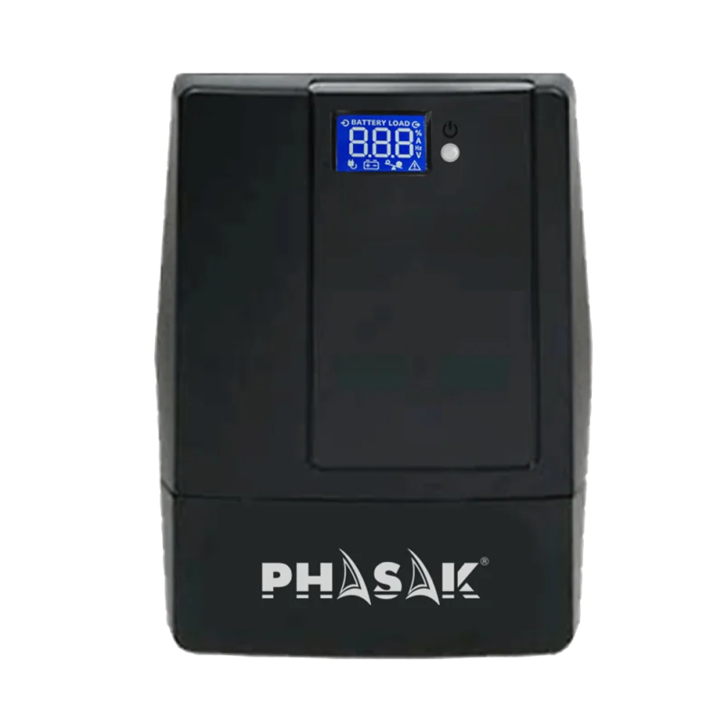 SAI Phasak 2000VA LCD USB con protección para RJ45