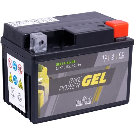 Batteria IntAct GEL CTX4L-BS 3Ah 60A